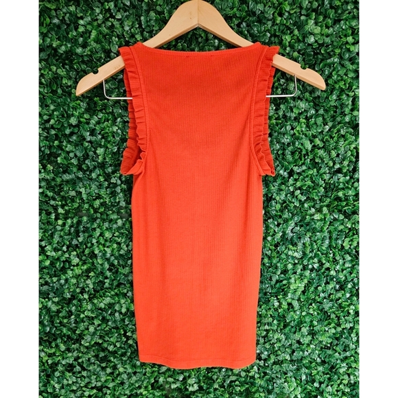 FREE WHEN ADDED TO BUNDLE J.Crew Ruffle tank top - Picture 2 of 6